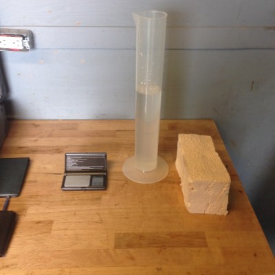 spray foam insulation density test